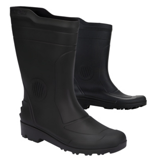 Bota Galocha Preta Moto Motociclista Motoqueiro Impermeável Chuva PVC Grendene Cano Médio em Oferta na Shopee