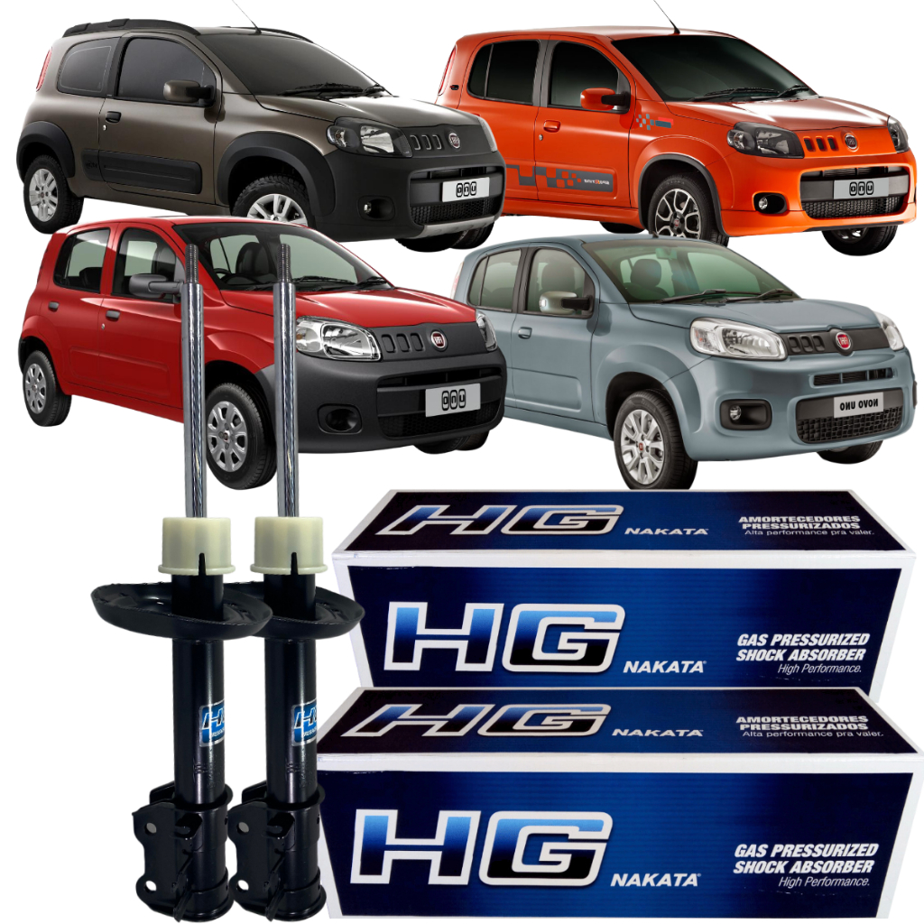 Par Amortecedor Uno Vivace Attractive Way Sporting  1.0 8v 1.4 8v 2013 á 2016 em Oferta na Shopee