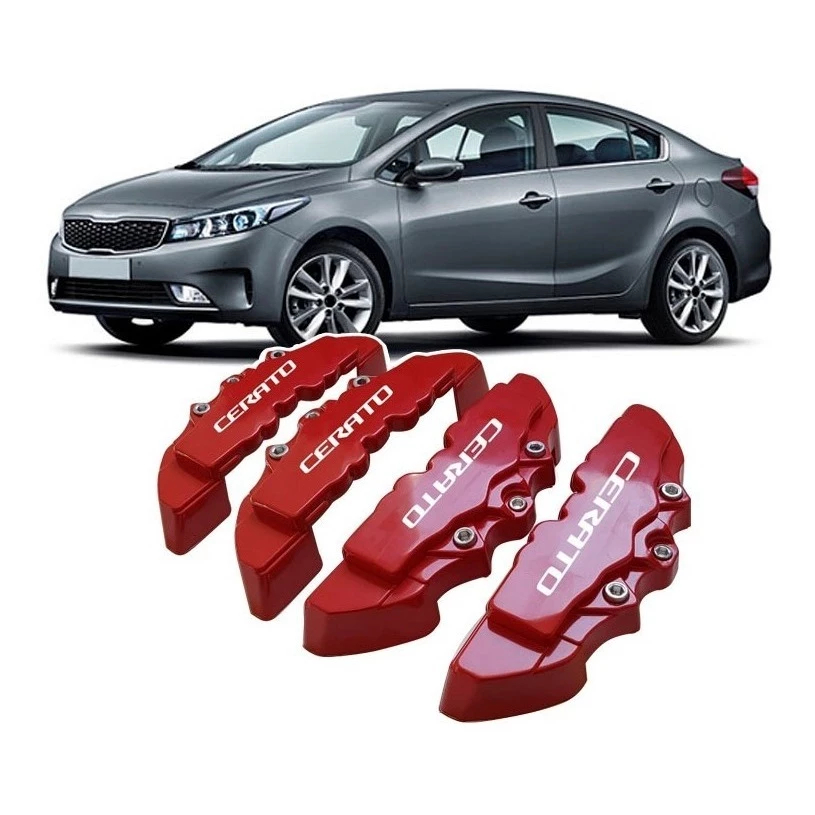 Capa Pinça Freio Cerato 4 Peças + Cola Inclusa – Valorize Seu Carro Hoje