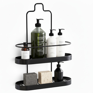 Porta Suporte Shampoo Sabonete Duplo De Registro Pendurar Banheiro em Oferta na Shopee