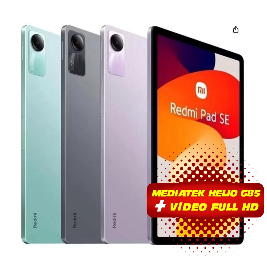 Tablet Xiaomi Redmi Pad SE e Redmi Pad 2 4/128GB 6/128GB E 8/256GB LACRADO