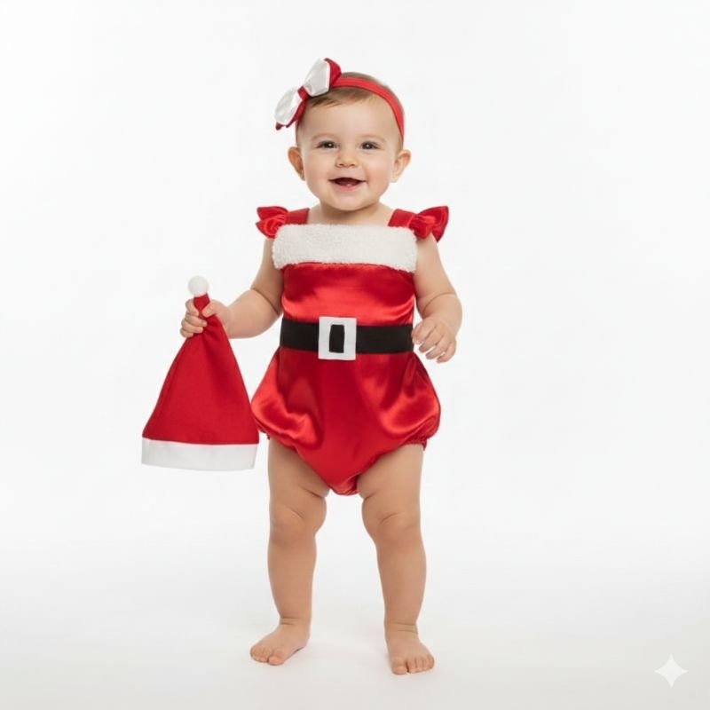 Romper Luxo Mamãe Noel,Natal,dos 0 aos 4 anos,festa ou evento,mesversário bebê