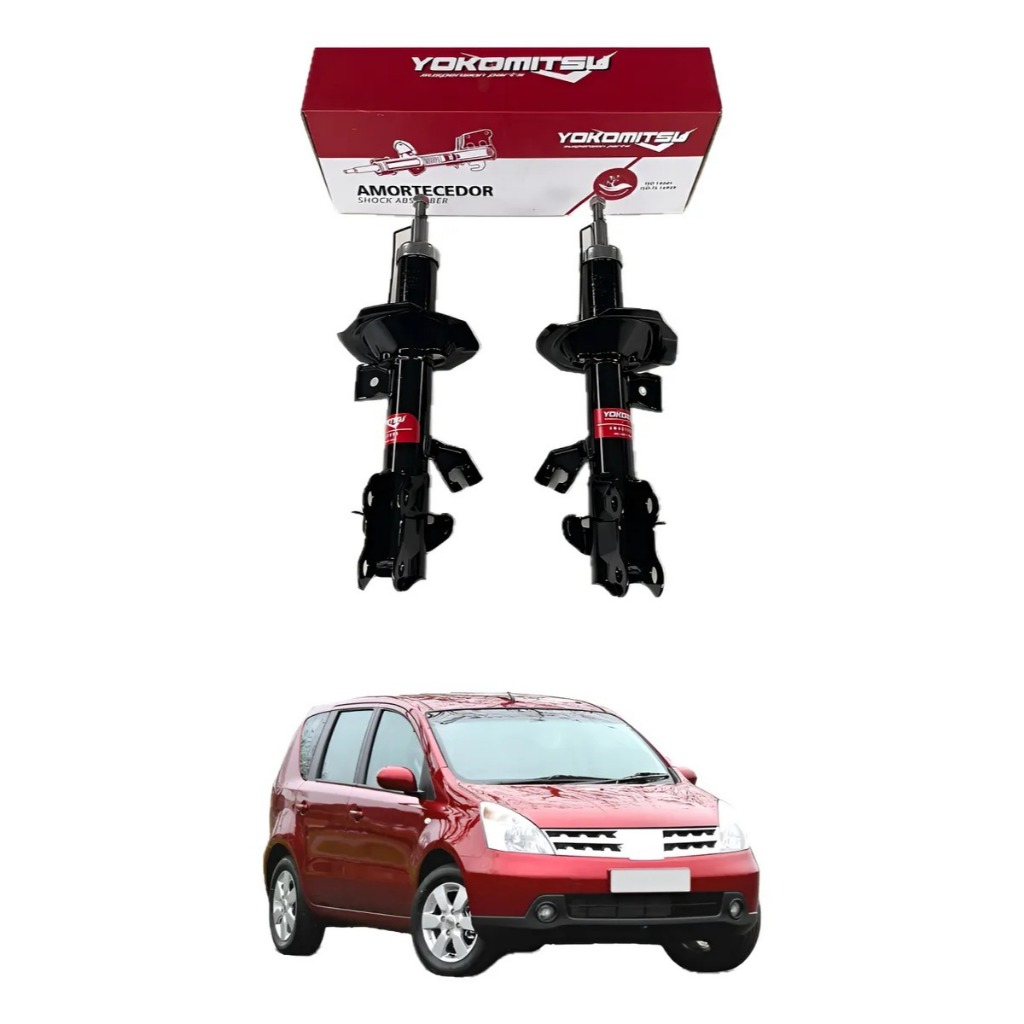 Par Amortecedor Dianteiro Nissan Livina Tiida 2009 2010 2011 2012 2013 2014