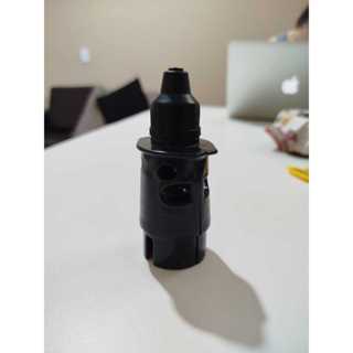 TOMADA PLUG MACHO 6 POLOS PARA CARRETINHA REBOQUE PRETO em Oferta na Shopee