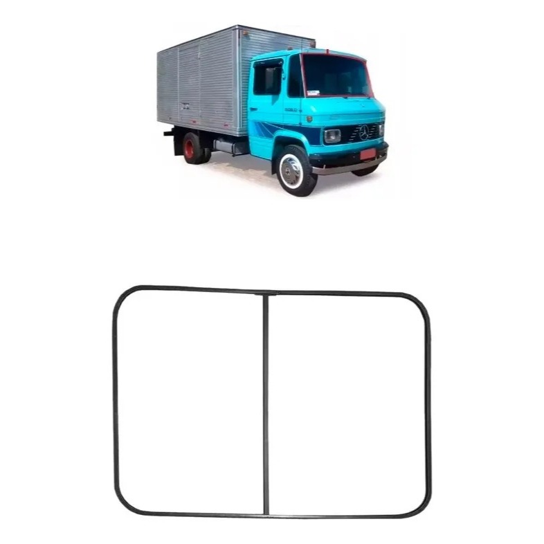 Quadro Do Vidro Porta Mercedes 608 Todos Ld/le Novo