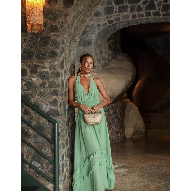 Vestido feminino, vestido elegante, vestido de verão, vestido longo, vestido para casamento, moda gringa