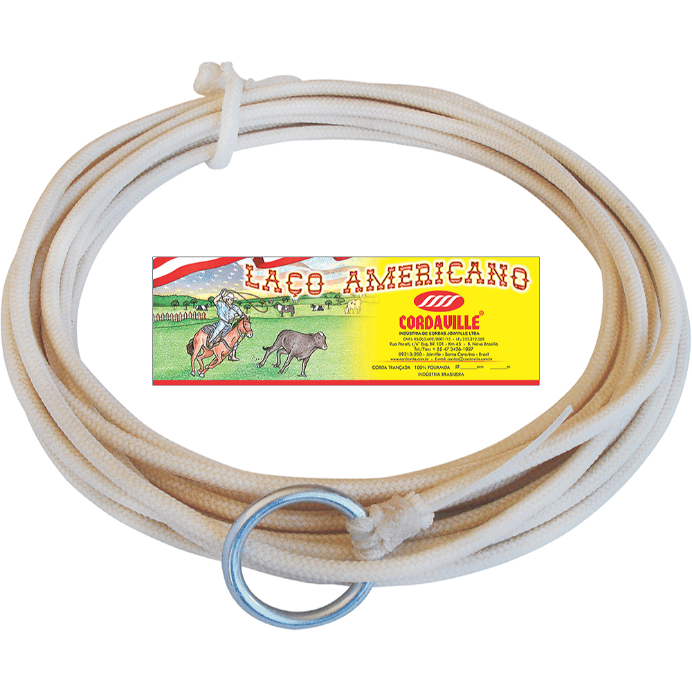 Laço Americano Cordaville 15 metros Corda Profissional Campo Resinada em Oferta na Shopee