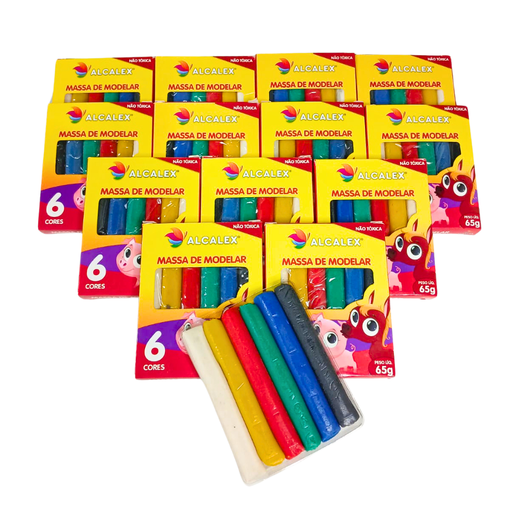 15 Cx Massinha de Modelar p/ Kit Festa Lembrancinha Infantil em Oferta na Shopee