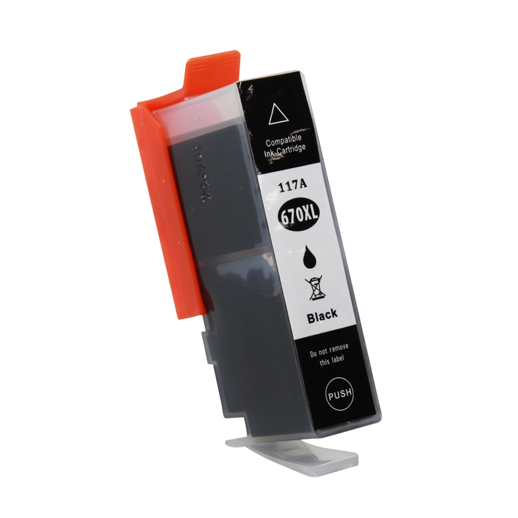 Cartuchos 670xl Ink Advantage Preto 3525 4615 4625 5525
