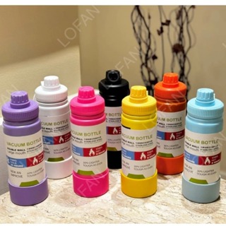 kit com 30 Garrafa esportiva térmica de aço inoxidável 600ml •Novo copo exclusivo• em Oferta na Shopee