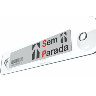 Suporte TAG Sem Parar, Suporte em Acrílico, Para-Brisa de Veículos tamanho P em Oferta na Shopee