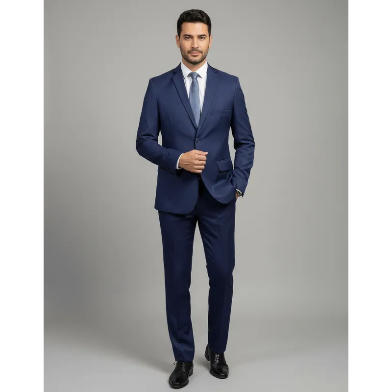 Terno Executivo Masculino - Kit Paletó + Calça Slim - Corte Italiano