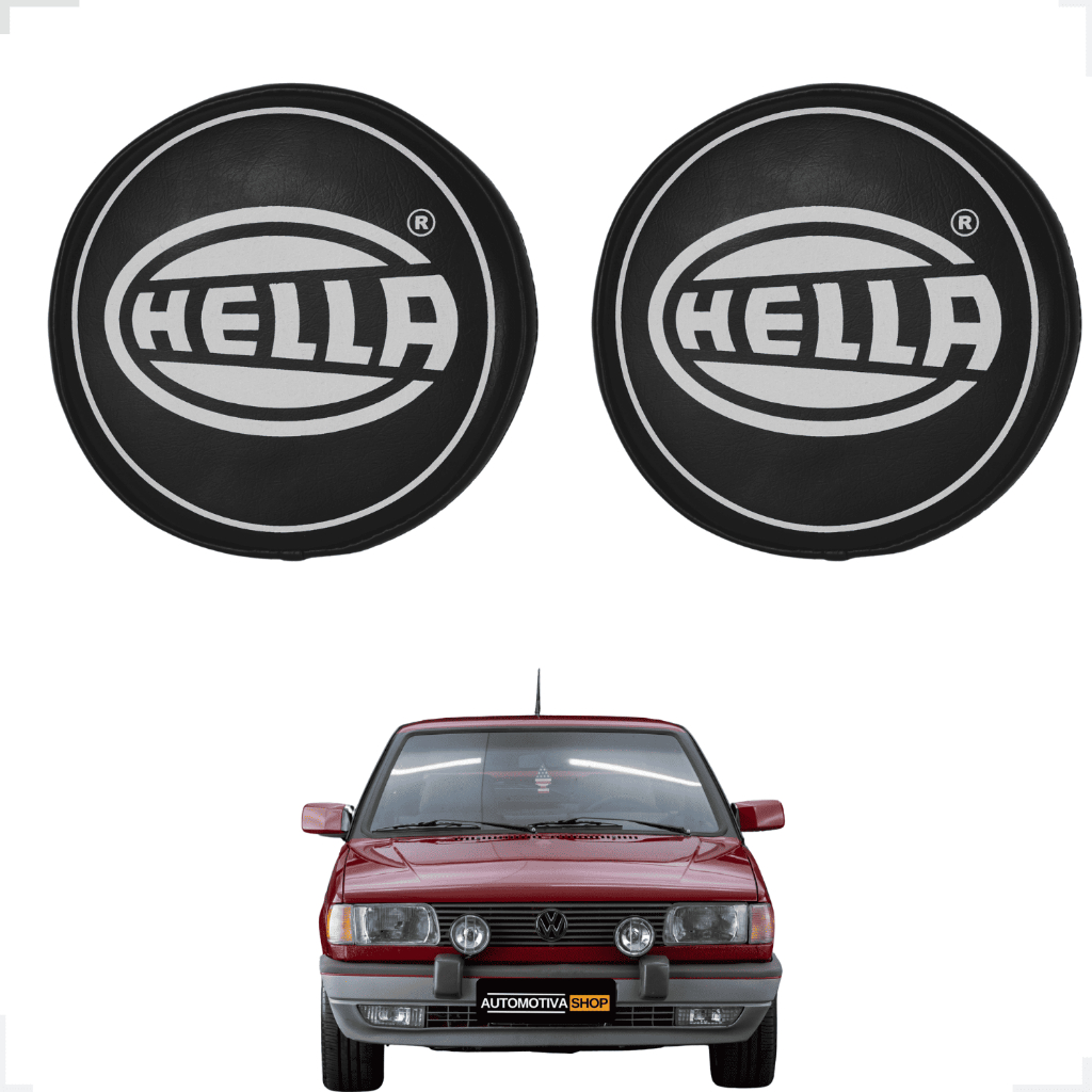 Capa para Farol Milha Auxiliar Emblema Hella Gol Fusca Kombi