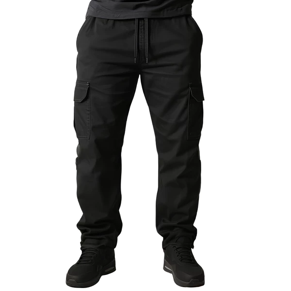 Calça Cargo Bolso Na Lateral Resistente Para Trabalho Pesado