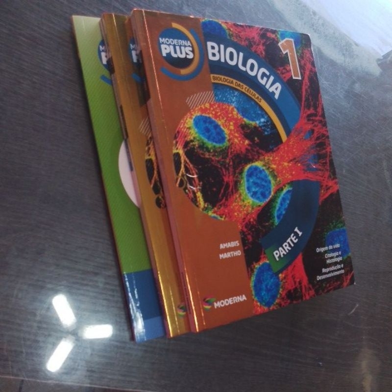 MODERNA PLUS BIOLOGIA VOL 1 ENS MÉDIO 4 edição 2015.