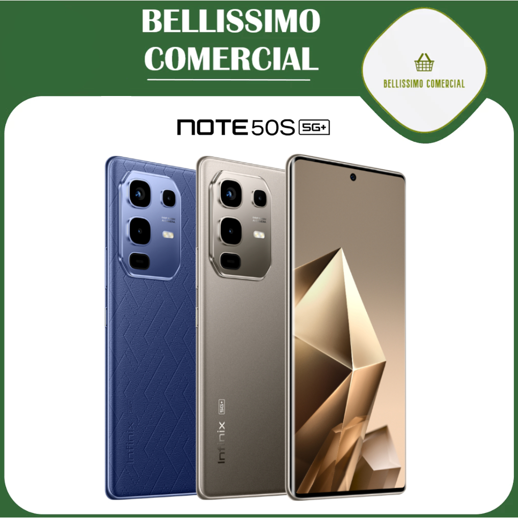 Infinix Note 50S 5G – 256GB + 8GB RAM (expansível até 16GB) em Oferta na Shopee