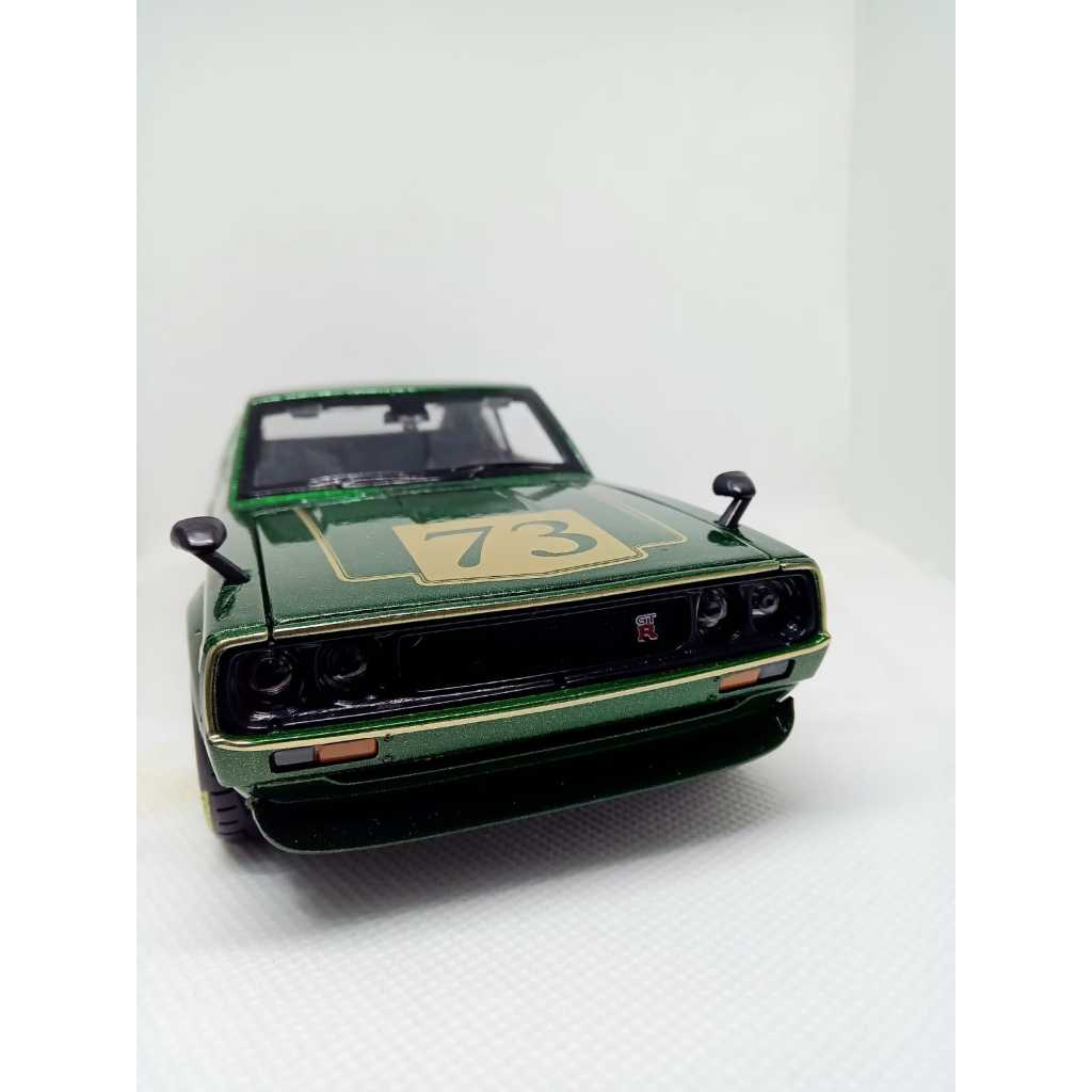 Miniatura  Nissan Skyline 2000 GTR 1973 Maisto 1:24 metal Diecast colecionável