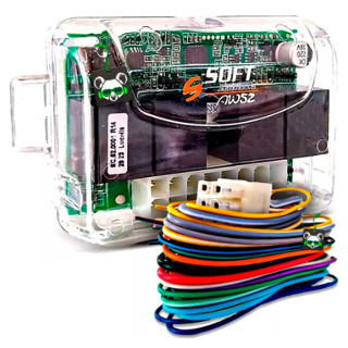 Módulo Central Vidro Elétrico AW-52 Soft 2 Vidros Com Chicote Rabicho Completo Antiesmagamento Universal em Oferta na Shopee