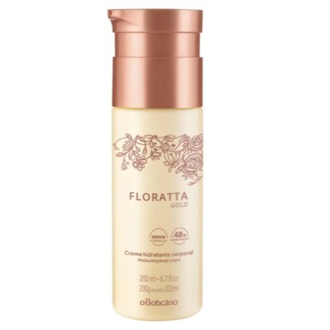 O Boticario Creme Hidratante Desodorante Corporal Floratta Gold 200ml