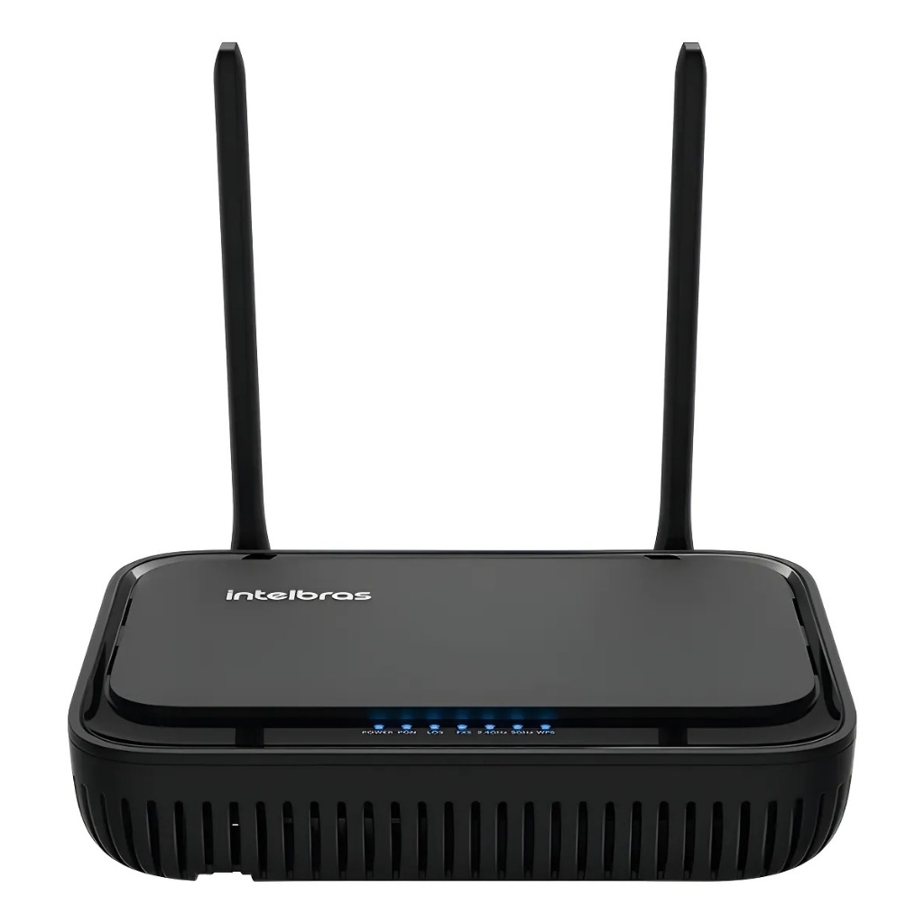 Modem Óptico Pon Lan 2p Ac Wifiber 1200r Wi-fi - Intelbras Cor Preto Usado
