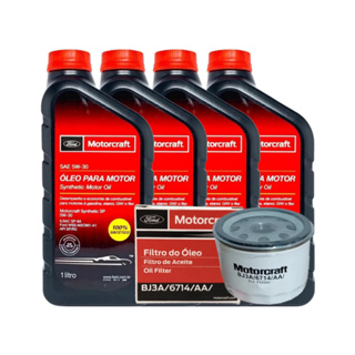 Kit Oleo E Filtro De Oleo Motorcraft Original Ford Ka Fiesta Focus Ecosport em Oferta na Shopee