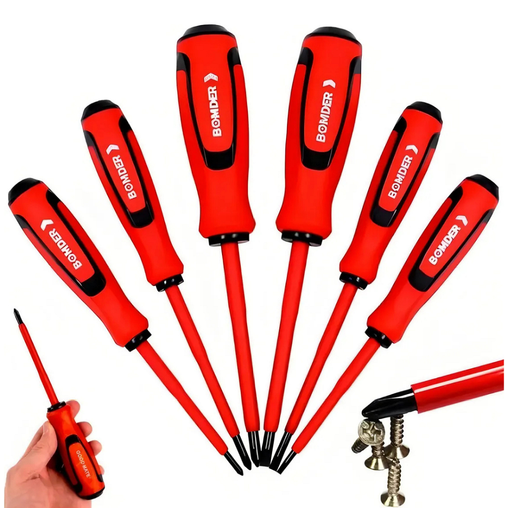 Jogo Chaves de Fenda Philips 6 Peças Ponta Magnética Aço Inox Cabo Emborrachado em Oferta na Shopee