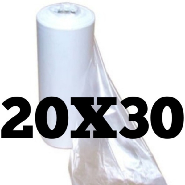 Bobina Picotada Saco Plástico de Frezeer 20x30 c/ 500 Unidades 1 Kg
