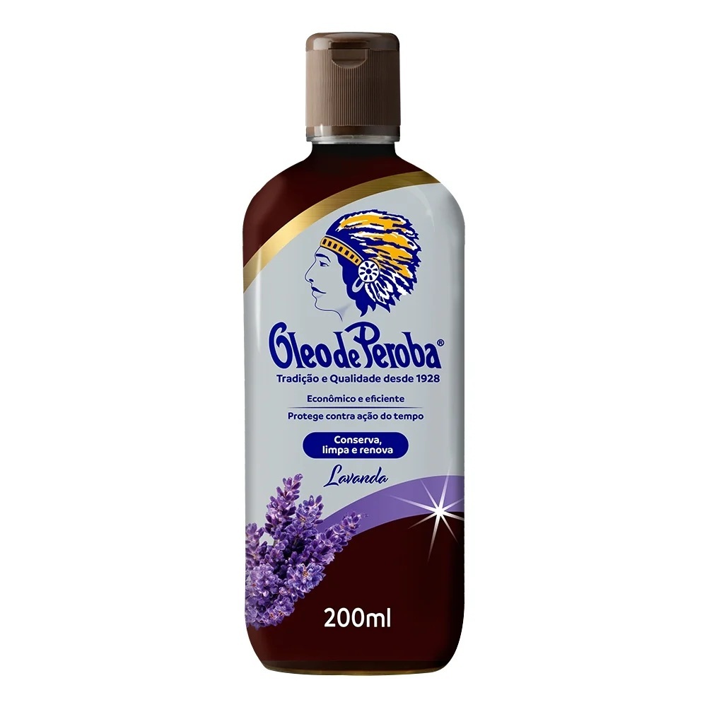 Óleo de Peroba Lavanda King 200ml Limpa Conserva e da Brilho