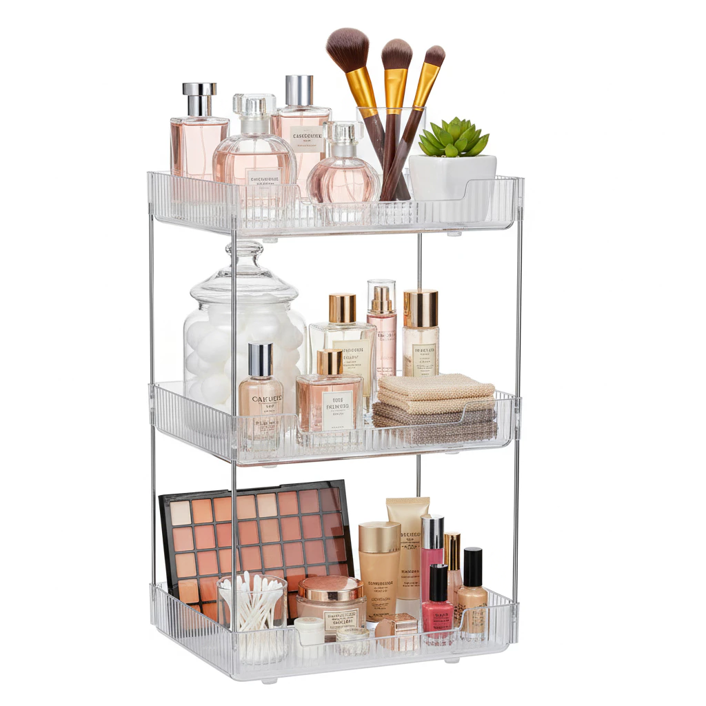 Organizador de Maquiagens Perfume Retangular para pia — imagem 1