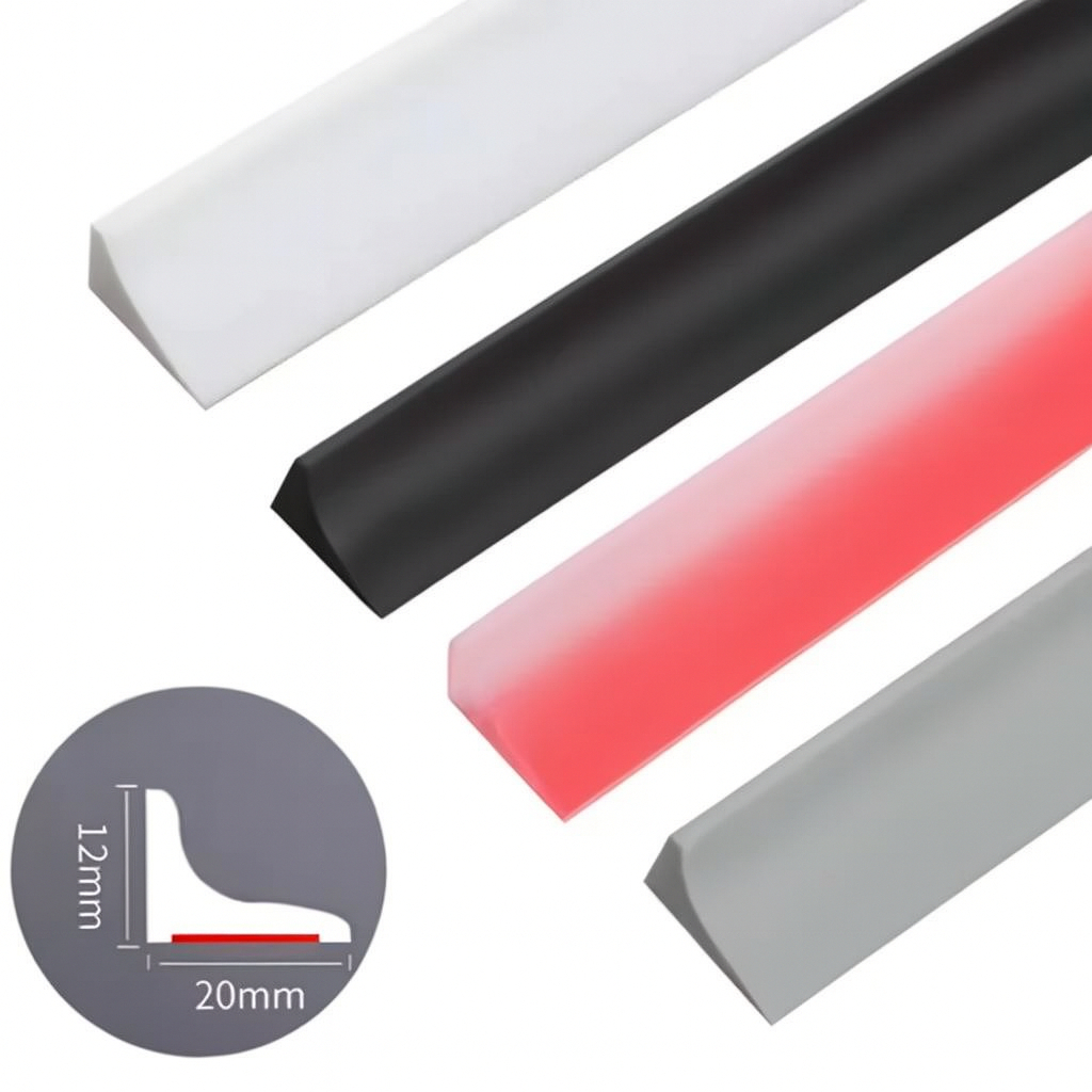 Fita Barreira Impermeável Retenção Água Adesiva Flexivel Banheiro Lavanderia Inferior Porta+Cola de reforço em Oferta na Shopee