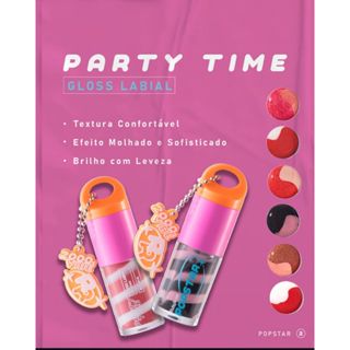 Kit 3 Gloss Labial Party Time PopStar - Ruby Rose em Oferta na Shopee