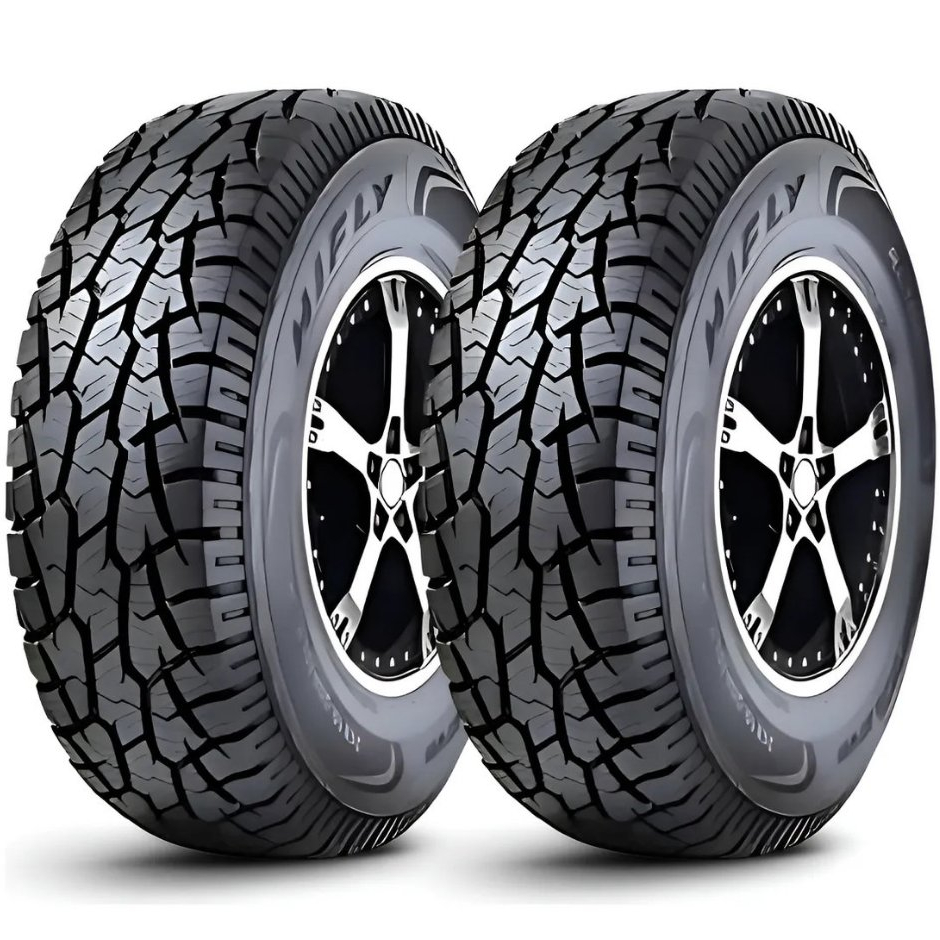 Kit 2 Pneus Hifly Vigorous AT601 235/70R16 112 T Caminhonete Carro Suv Bicos de Brinde