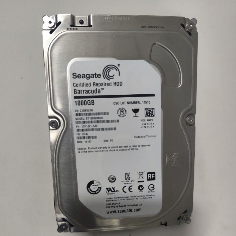 HD 1TB Seagate ST1000DM003 SATA 3,5" PC Desktop – Envio Imediato + NF