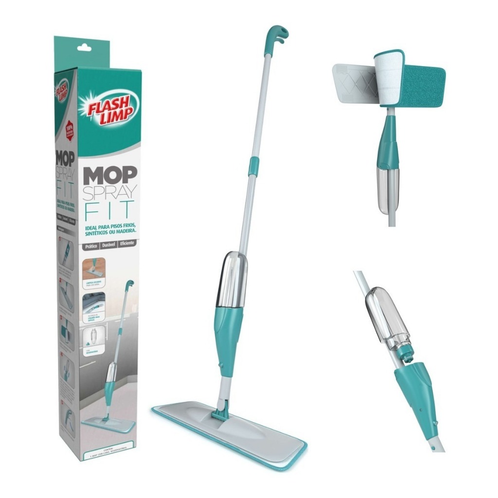 Mop Spray Fit Flash Limp Original com Reservatório de 365ml