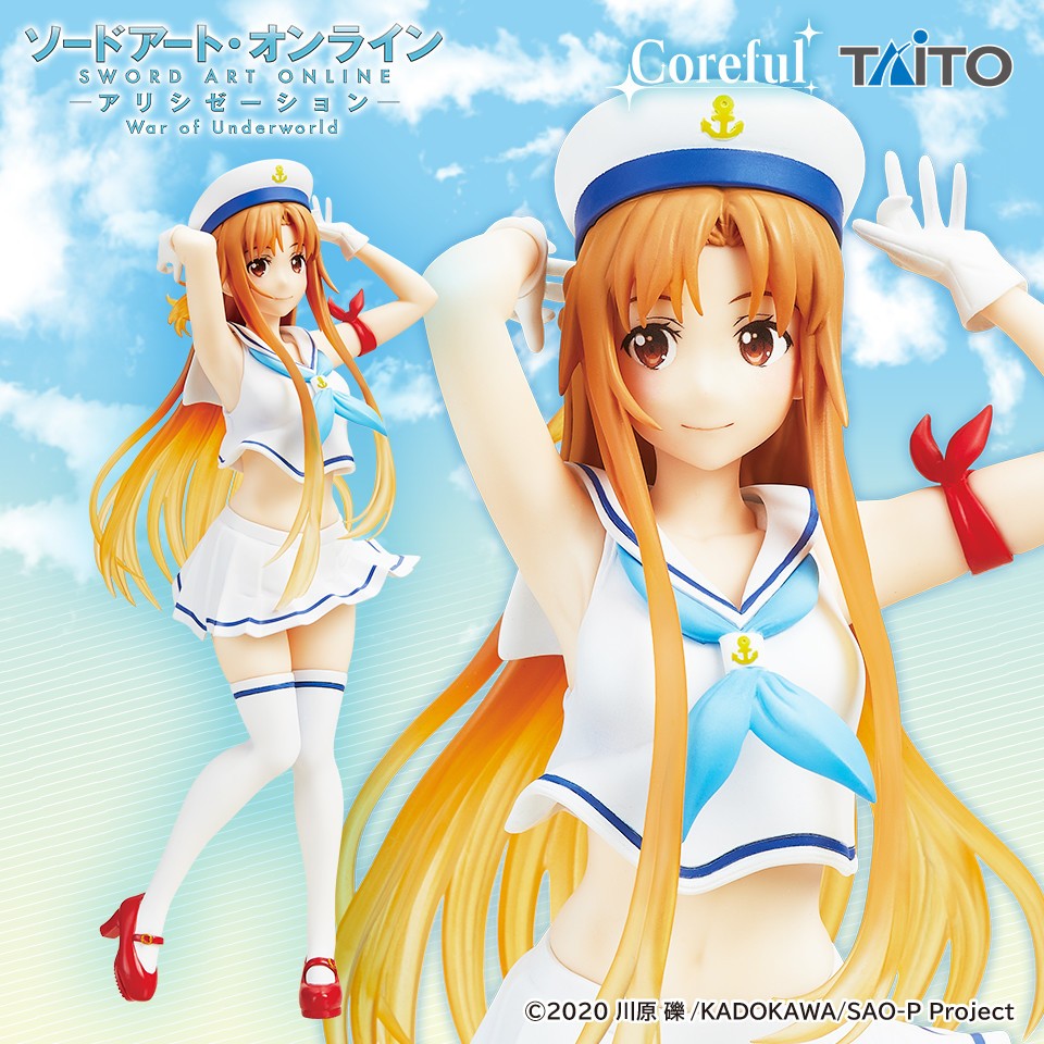 Sword Art Online - Asuna - Coreful Figure - Marine Look ver. (Taito) - PRONTA ENTREGA