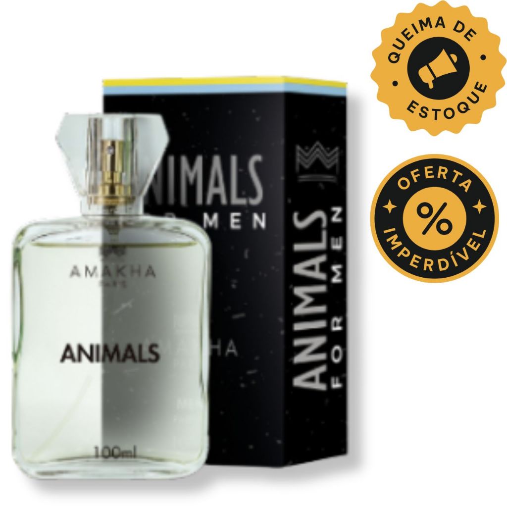 Deo Colônia Masculino Animals 100ml