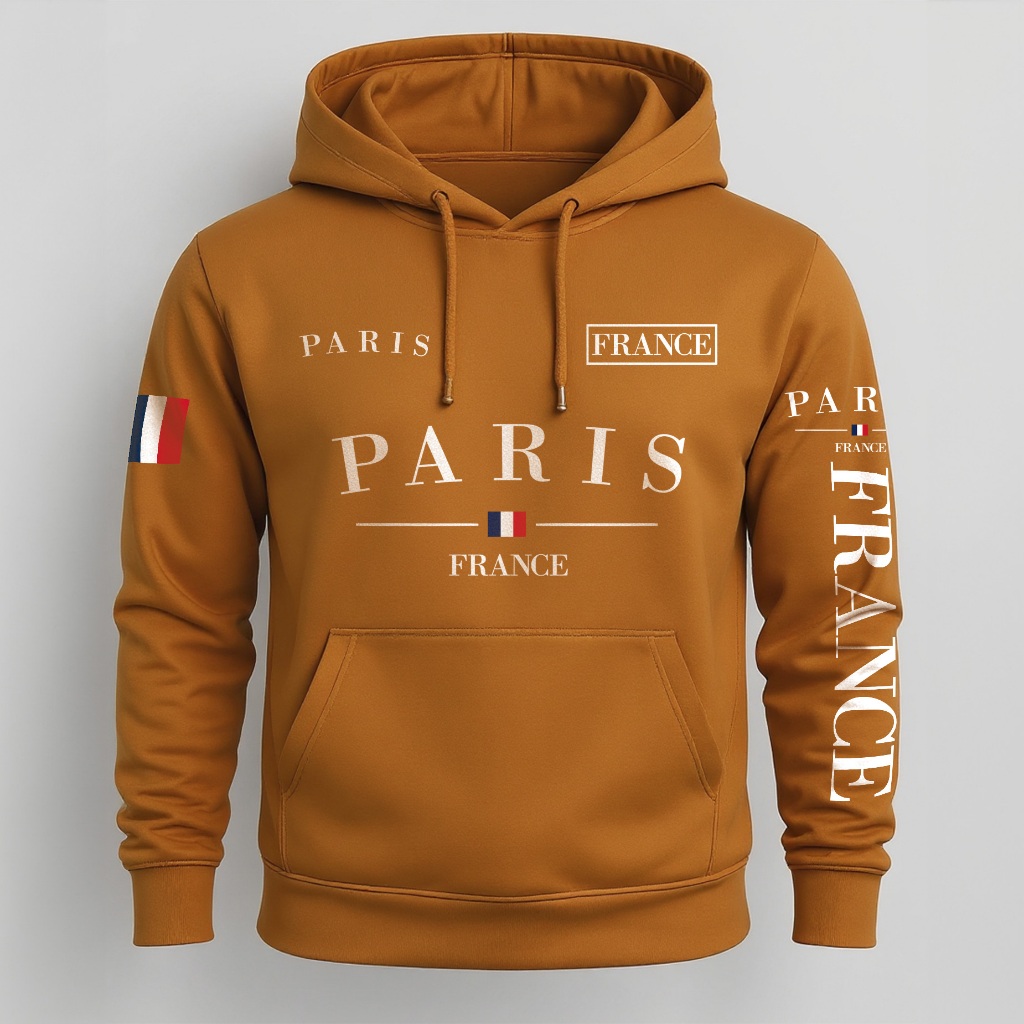 Moletom Paris Unissex Frio com Estilo e Conforto Plus Size