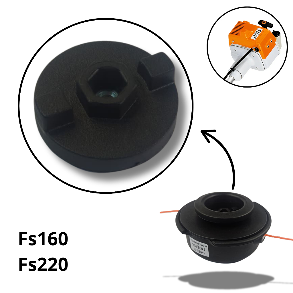 Porca Borboleta Carretel Para Stihl Fs160 Fs220 Fs280 Fs290 Fs80 Fs85 Fs120 Modelo Trimcut power