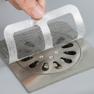 Kit 5/10/20 Adesivos Protetores de Ralo Tela Descartavel Anti Entupimento Anti Insetos Casa Fácil Pratico