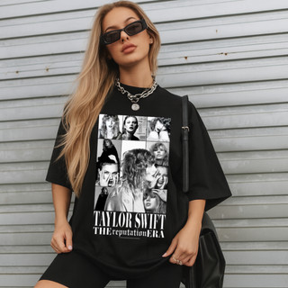 Camiseta Feminina Streetwear Taylor Swift Tumblr Tecido 100% Algodão Camisa Feminina Estilosa Pra Academia E Casual