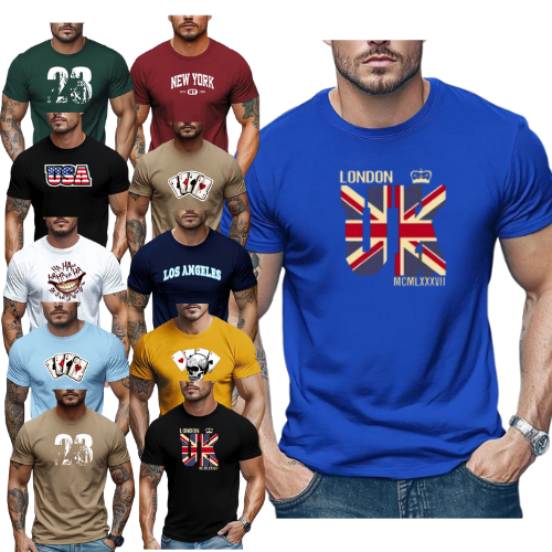 kit´s Camisetas Variadas(Cores e Estampas Variadas) Unissex para seu uso diário(Esportivas,Casuais,Retro) em Oferta na Shopee