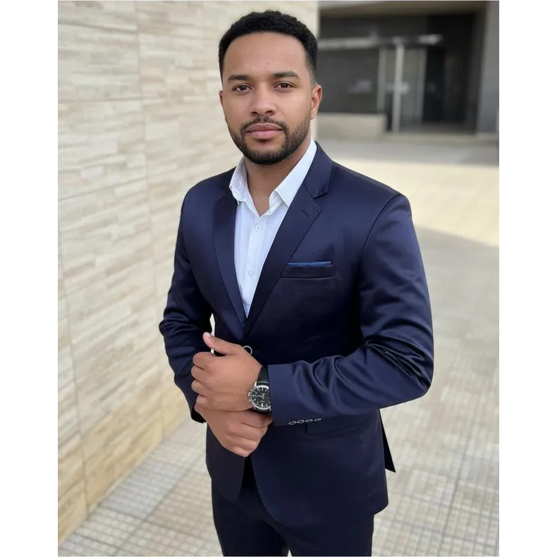 Terno Italiano Masculino Microfibra - Kit Paletó + Calça Slim - Look Executivo