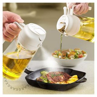 Kit Spray Dosador Borrifador 2 em 1 Azeite Vinagre Óleos Vidro 470ML em Oferta na Shopee