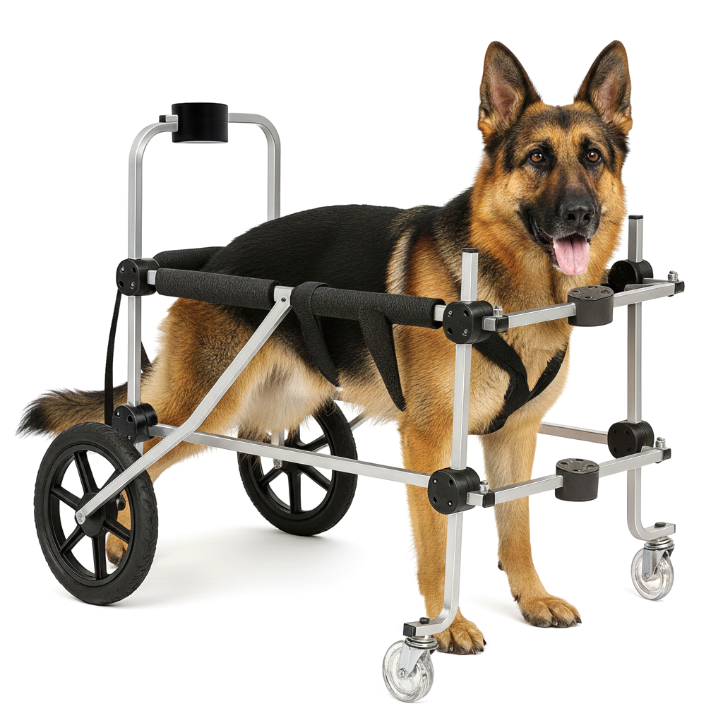 Coleira Cadeira De 4 Rodas Cachorro Tam Xg Extra Grande Cão Regulável Tetraplegia Pet Best Soluções