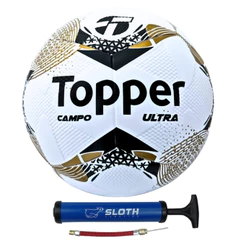 Bola de Futebol de Campo Topper Ultra Dupla Colagem + Bomba