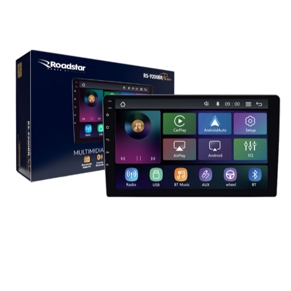 Multimídia 9" MP5 com CarPlay Sem Fio Pro Line RS9200BR em Oferta na Shopee