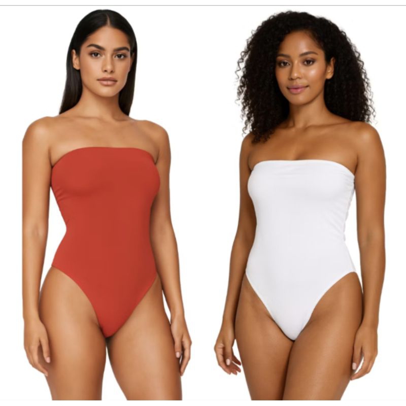 Body Feminino Forrado em suplex Tomara que Caia.