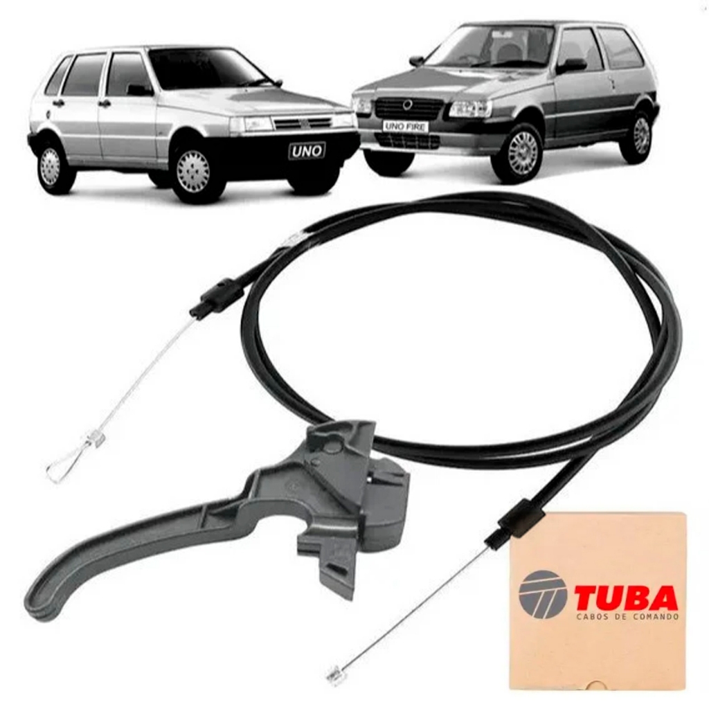 Cabo do capo com alavanca Fiat Uno 1984 a 2012 Original Tuba em Oferta na Shopee