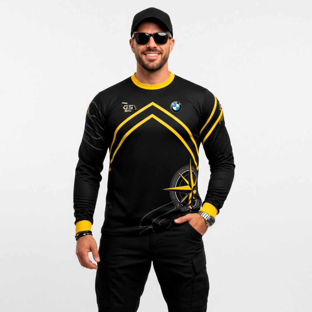 Camisa Camiseta Bmw F 850 T-shirt Gs Big Trail Dry Fit Uv50
