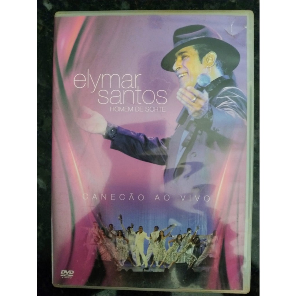 DVD Música Elymar Santos Homem De Sorte